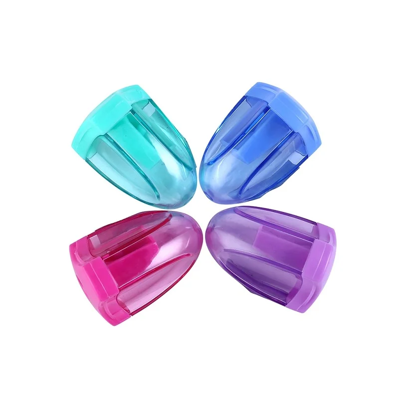 

Transparent Pencil Sharpener Triangle Candy Color Pencil Sharpener Mini Single Hole Stationery Pencils Cutter School Supplies