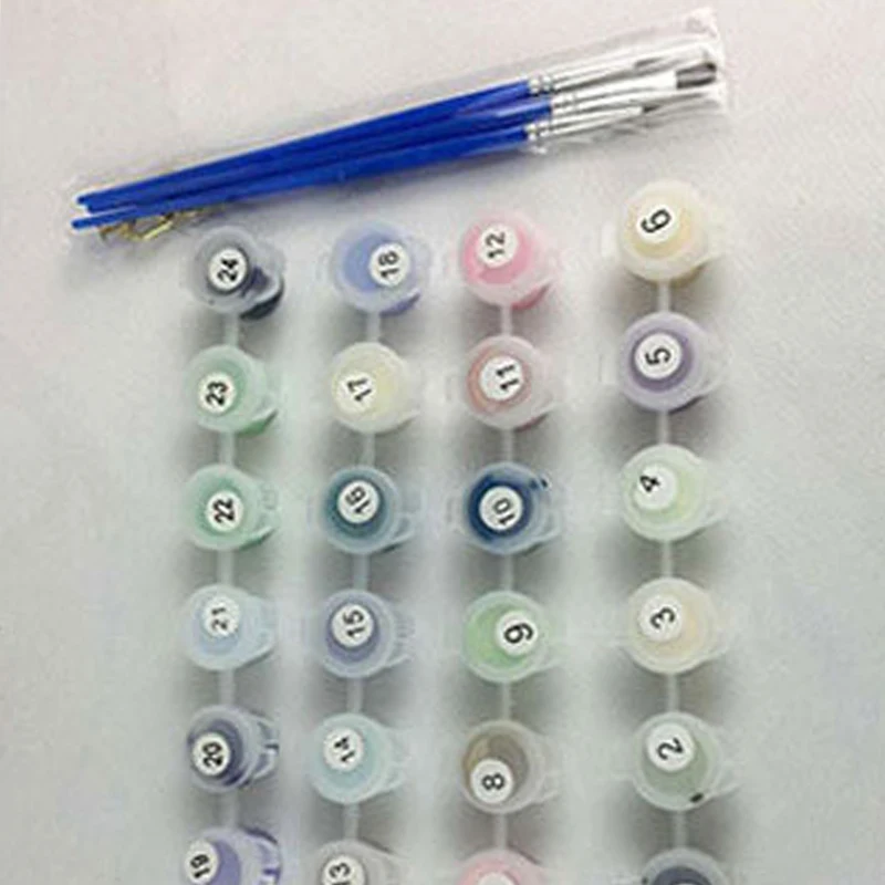 Цифровая живопись по номерам Бескаркасный Красочный Абстрактный пейзаж