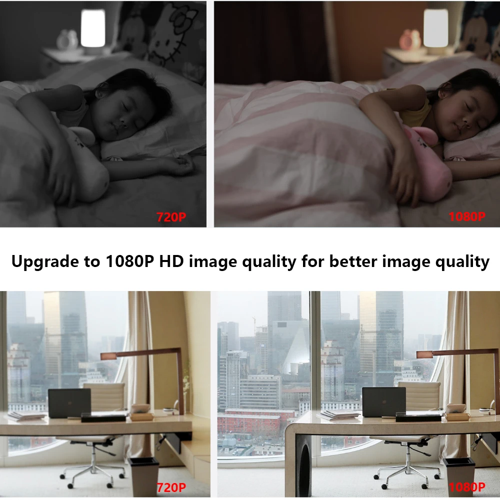 Умная IP-камера Xiaomi Mijia Mi 1080P с углом обзора 360 градусов беспроводная Wi-Fi