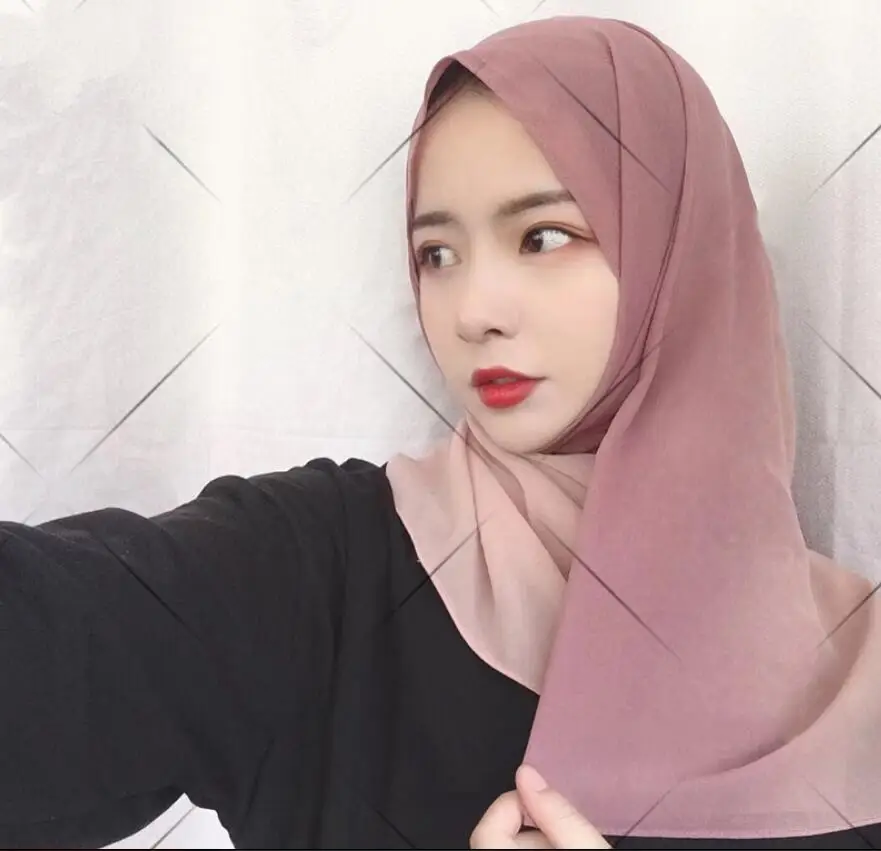 Женская Ручная роспись тюрбан головной убор градиентная шапка женская фотошапка