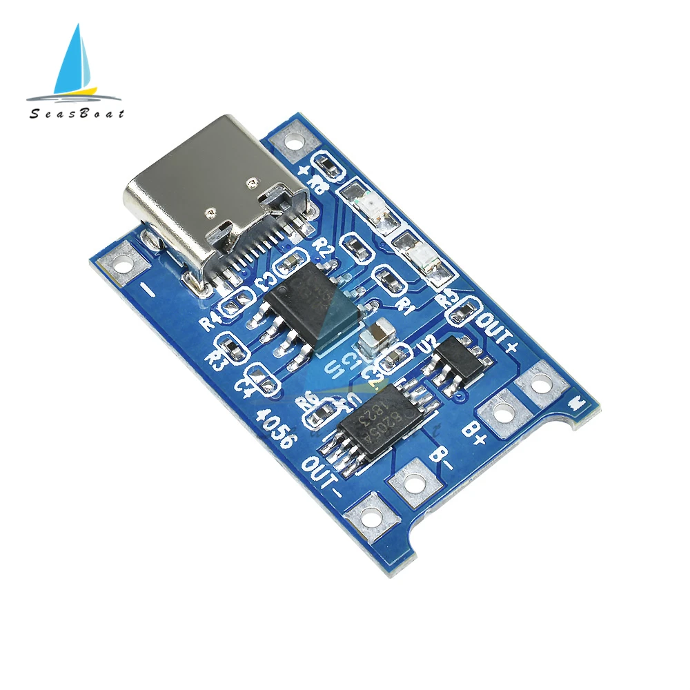 Зарядная плата TP4056 5 В 1 А Type c USB 18650 литиевая батарея модуль зарядного устройства +