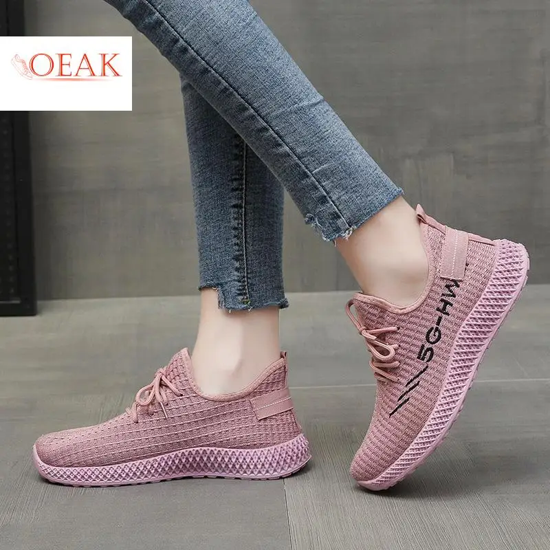 

Women's Shoes Summer Woven Sports Shoes Fashion Casual Shoe Breathable Mesh Coconut Shoes All-match for Women Sneakers