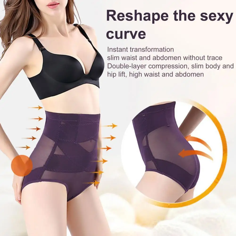 

Cross Bandage High Elasticity Women Underpants Butt Lifter High Waist Shapewear Control Slimming Underwear for Daily Wear