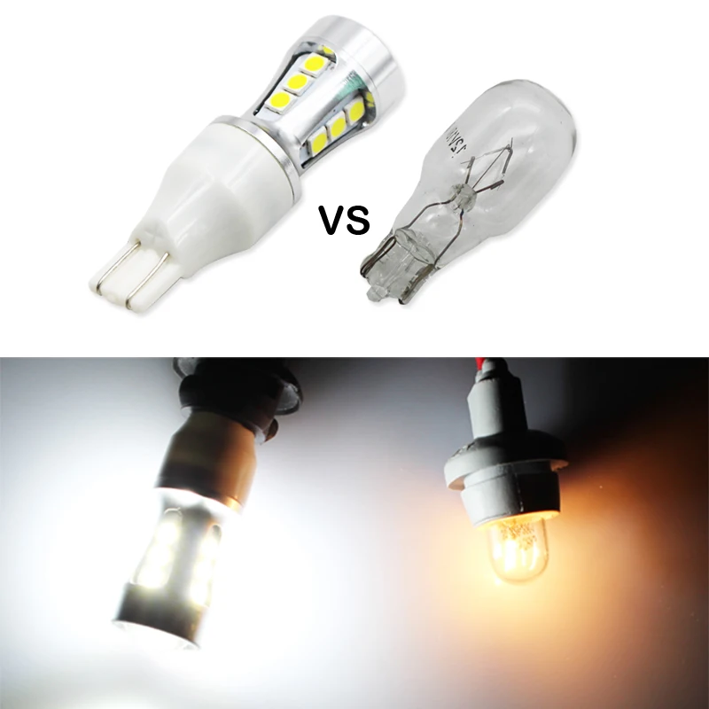 Супер яркий светодиод повышенной Мощность CAN bus 6000 К ксенон белый T15 W16W 15 SMD 3030 912 921