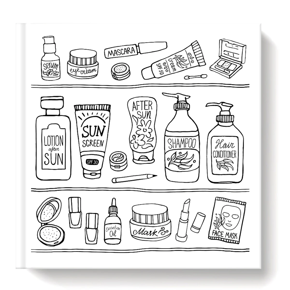 

Cosmetic Shape Clear Stamps For DIY Scrapbooking Card Making Stamps Fun Decoration Supplies