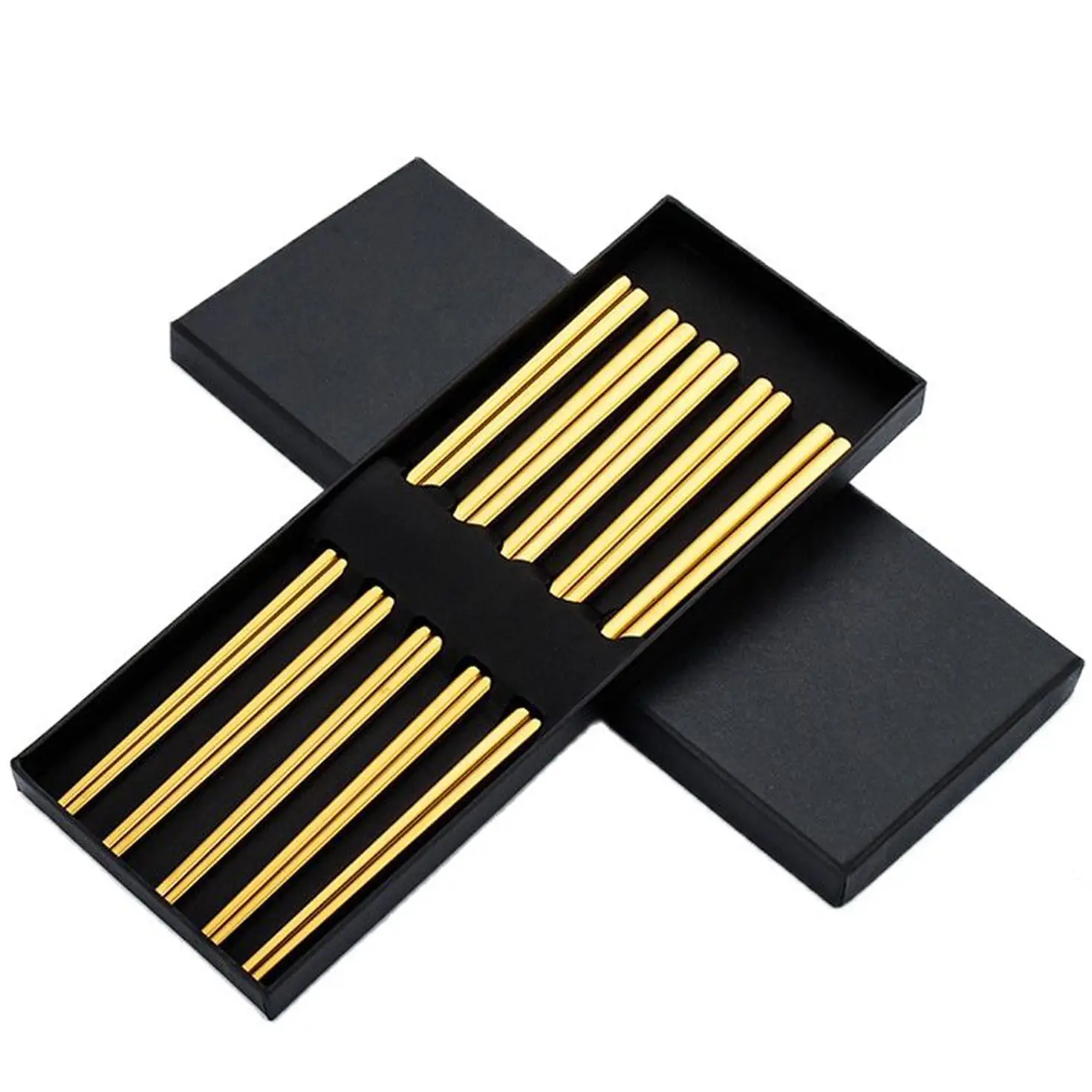 

Gold Stainless Steel Chopsticks Sets Gift Box