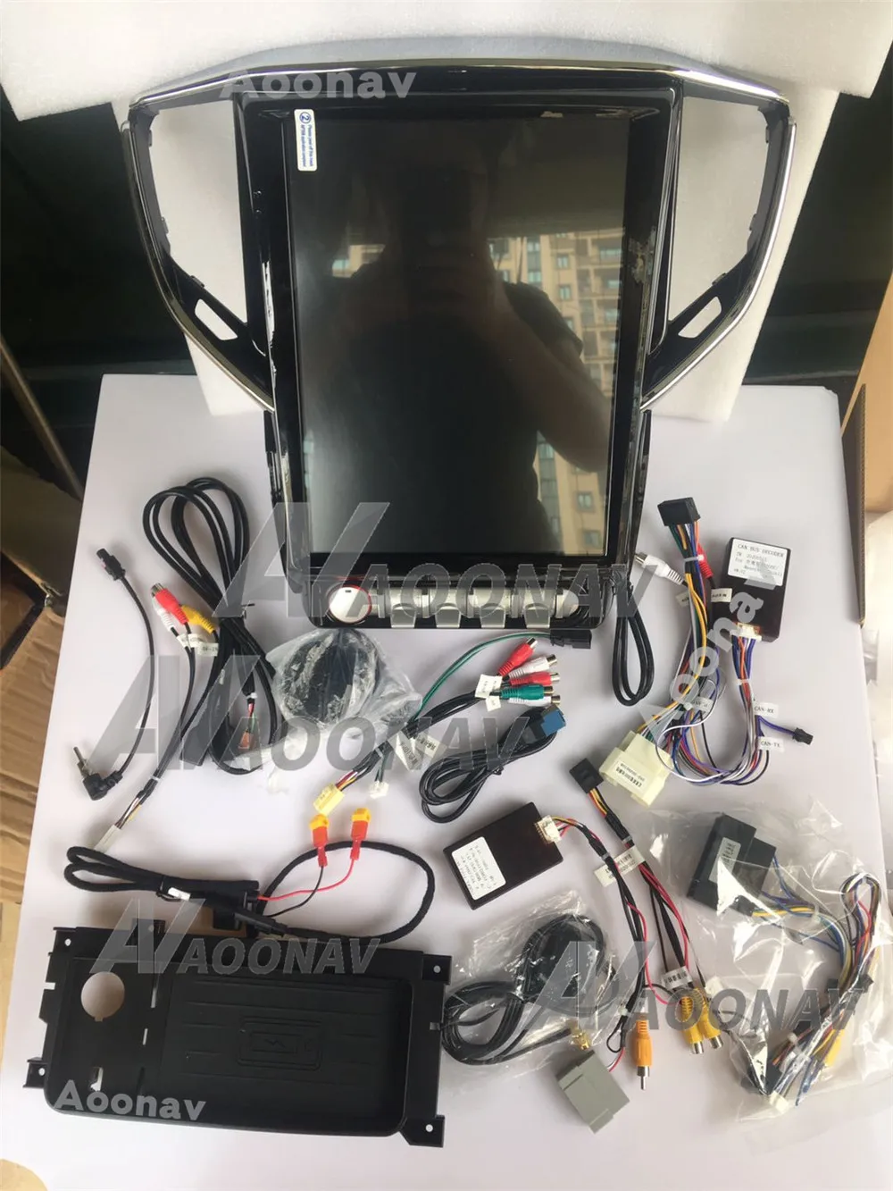 Автомобильный мультимедийный плеер Android 9 4 Гб + 64 ГБ радио GPS-навигация в стиле