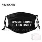 Шарф-маска для взрослых и детей It'S Not To Lick, Рождественская сексуальная маска для взрослых, юмор, сексуальный БДСМ, киска, оральный секс