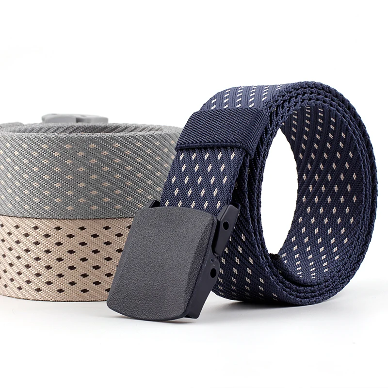 Анти аллергия пояс бренд унисекс дизайн без металлической безопасности нейлон