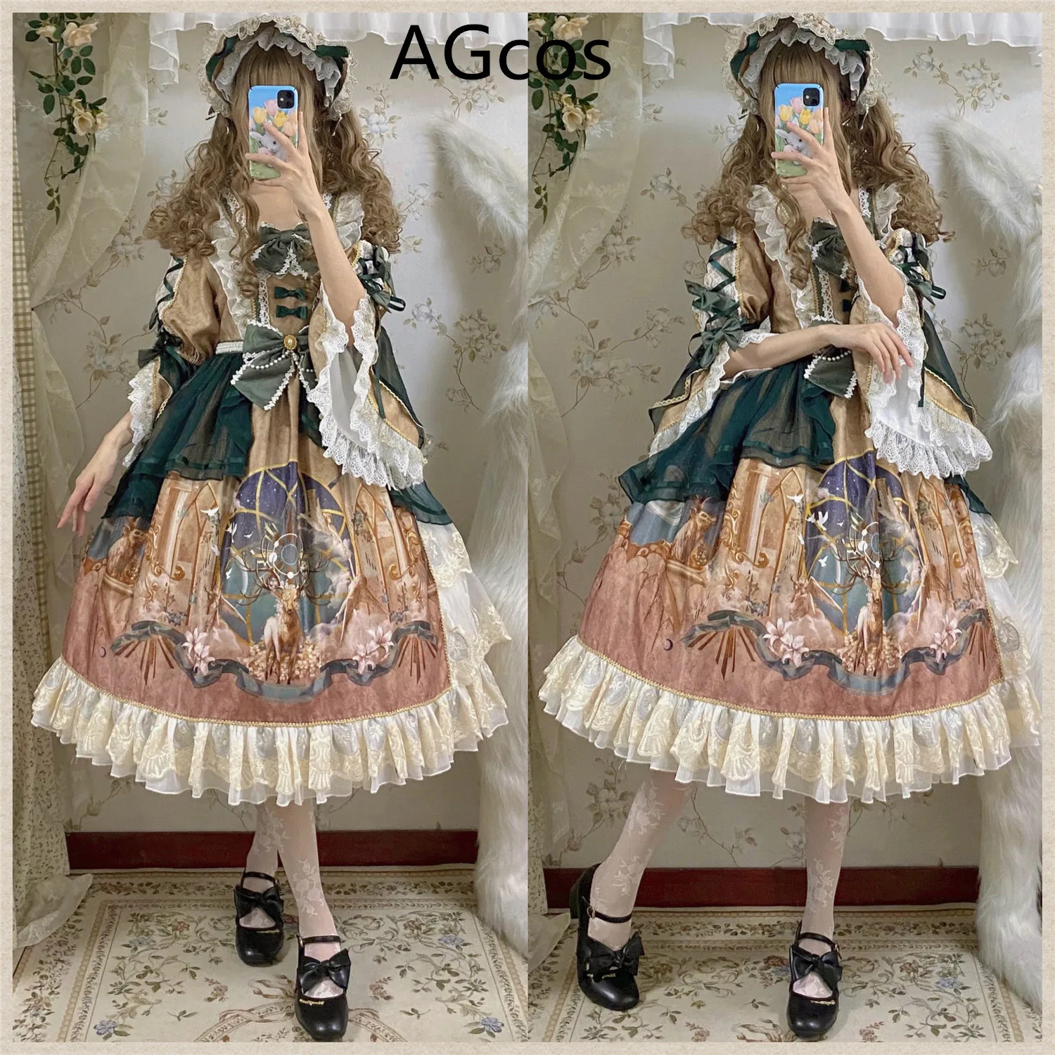 Элегантное женское платье лолиты God Deer Palace для девушек из Алисы