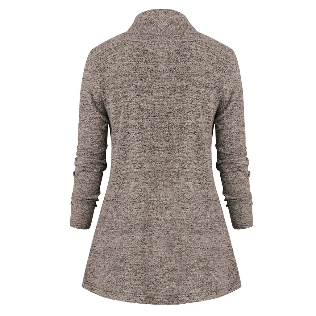 Женская блузка женская одежда осень 2020 однотонная с высоким воротником и длинным