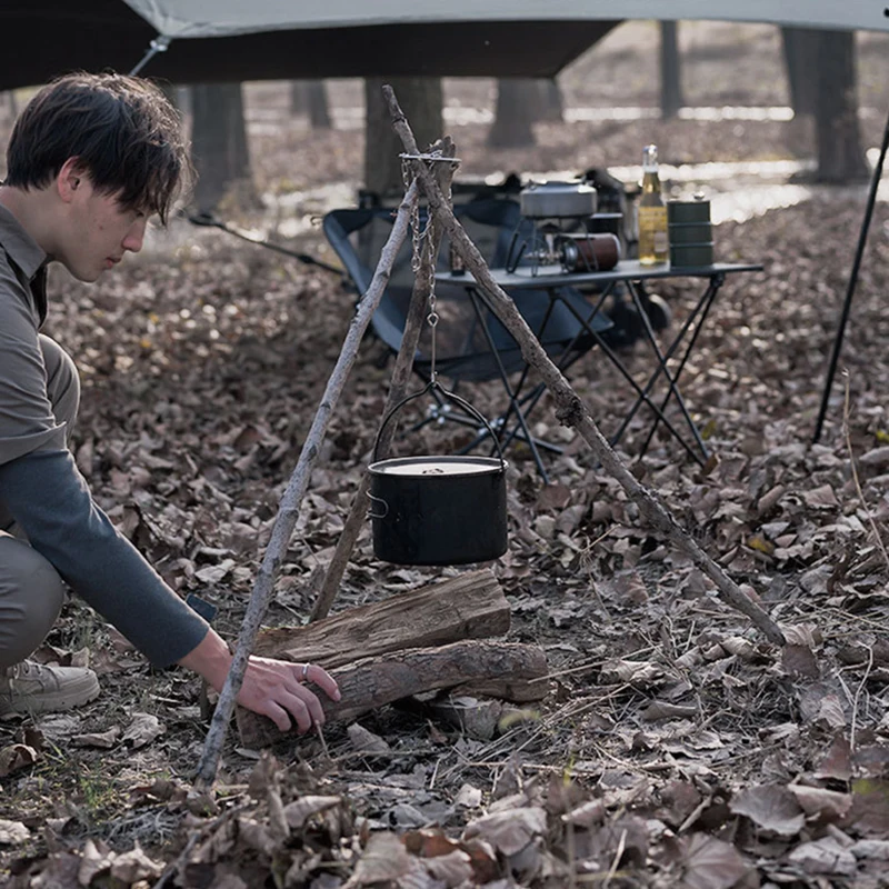 Подвесная стойка ShineTrip для кемпинга барбекю из нержавеющей стали | Спорт и