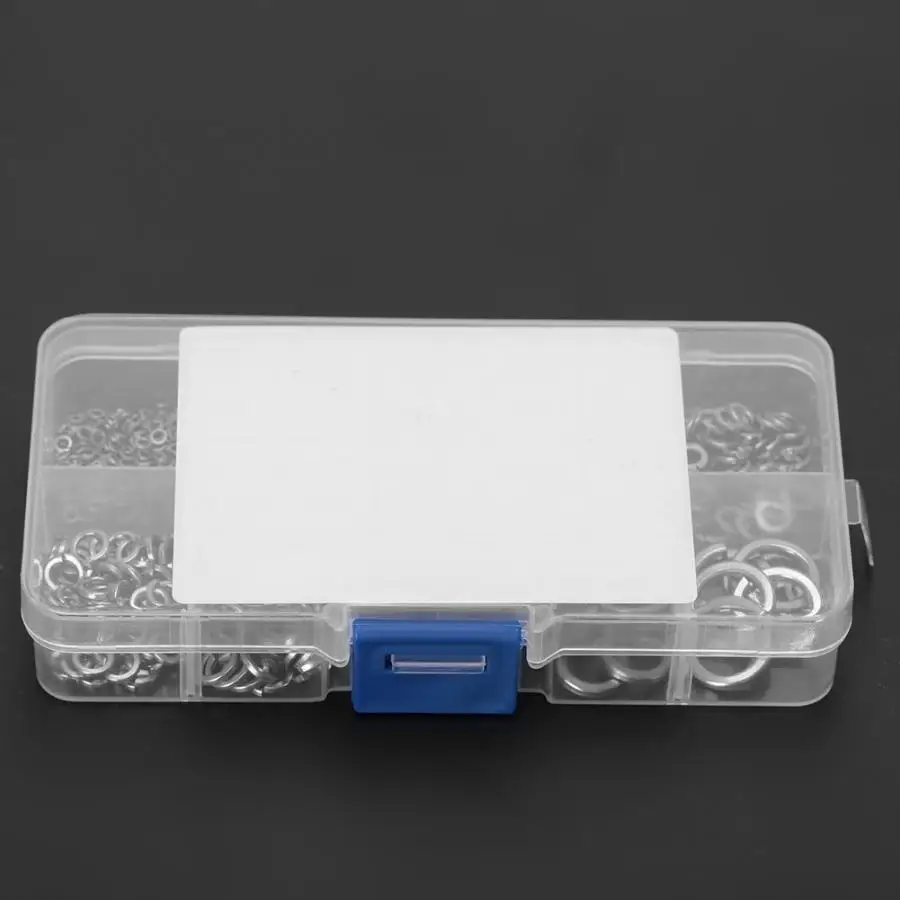 600Pcs Elastic Washers Stainless Steel Gaskets Spring Pad Assortment Kit M1.6 - M10 Fasteners Hardware Lock Tools | Обустройство дома