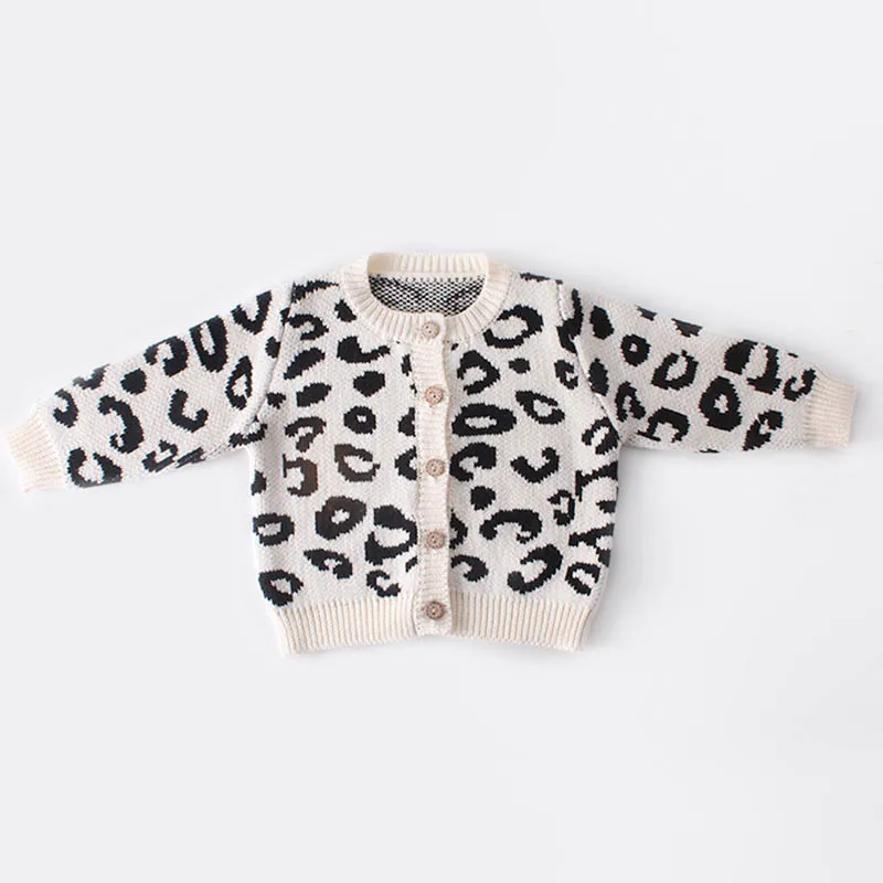 Модный костюм для маленьких девочек одежда Хлопковый вязаный комплект малышей