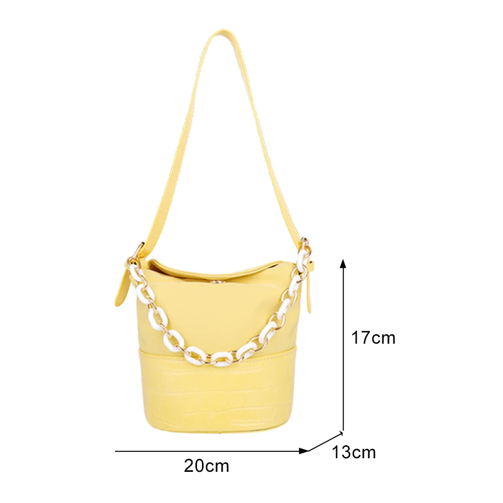 

Fashion Exquisite Shopping Bag Retro Women Splicing Alligator Pattern Shoulder Youth Ladies Simple Versatile Bag
