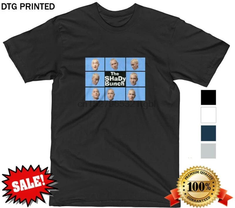 Футболка Eminem с принтом оттенок букет Новинка ставка МТВ рэп хип хоп Детройт