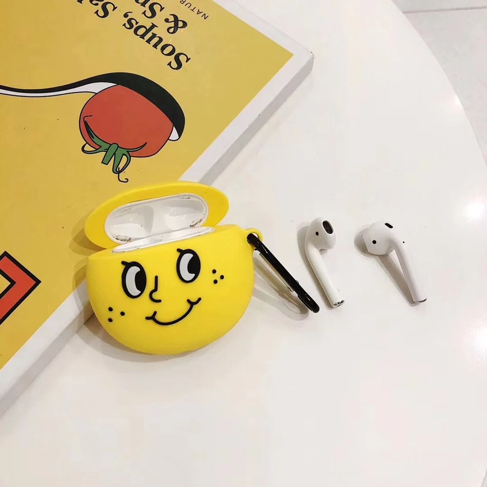 3D чехол для наушников для AirPods, силиконовый чехол, милый ins, медведь, собака, чехол для Apple Air pods 2, наушники/Earburd/Earpods, чехол, ремешок