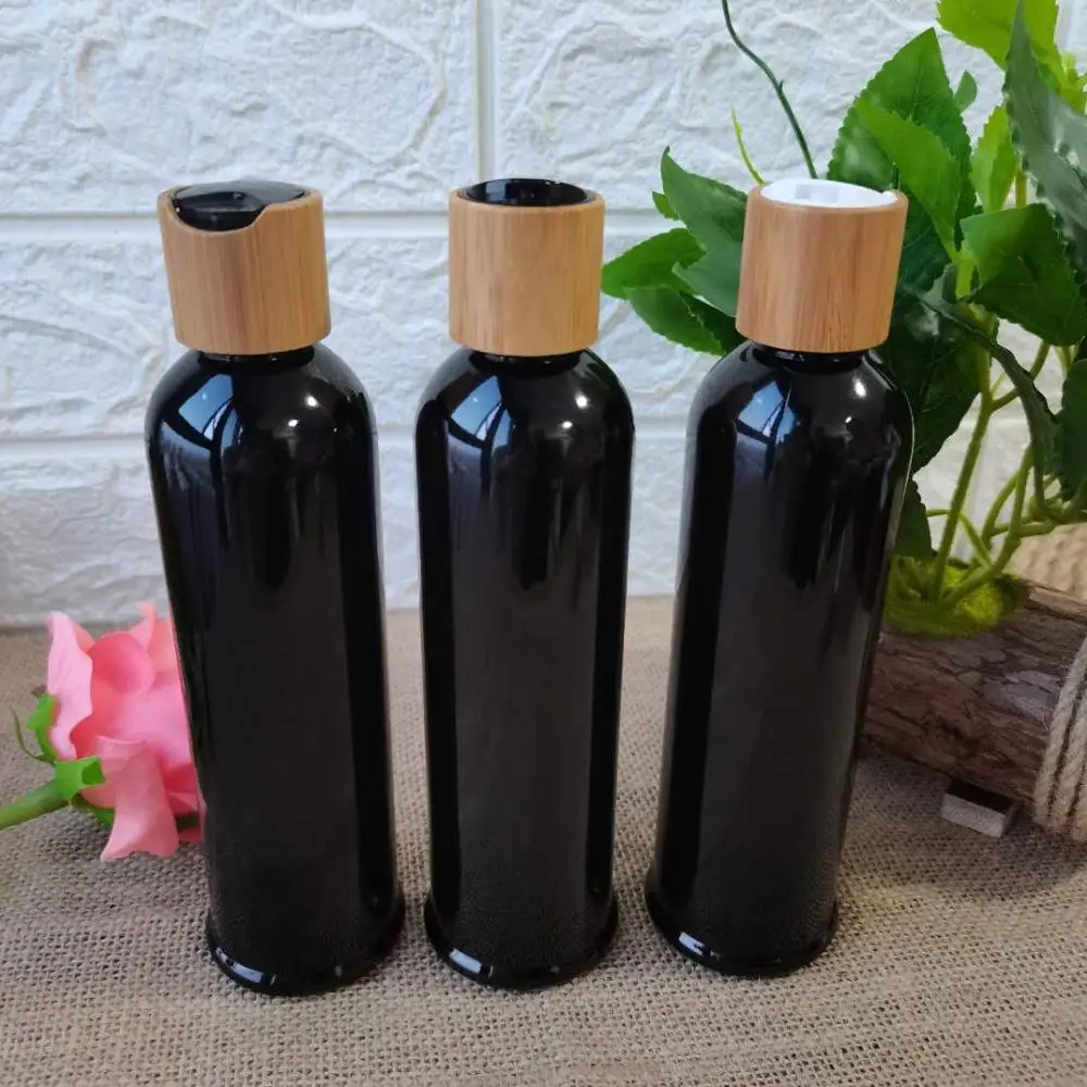 

Черная пластиковая бутылка-распылитель с гравировкой логотипа на заказ, 200 мл, контейнер 8 унций, баночка для крема с крышкой, профессиональная упаковка инструментов для красоты волос