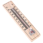 1 шт. деревянные Термометры практичный садовый офис гараж комнатный температурный Регистратор настенный прямой считыватель тип высокое качество