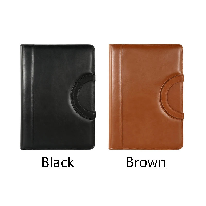 Портативный A4 папка скоросшиватель кожаный менеджер Padfolio офисный органайзер для