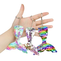 6pcs mermaid party gifts keychain bracelet ornaments mermaid theme birthday party decoration girl baby shower favors kids toy