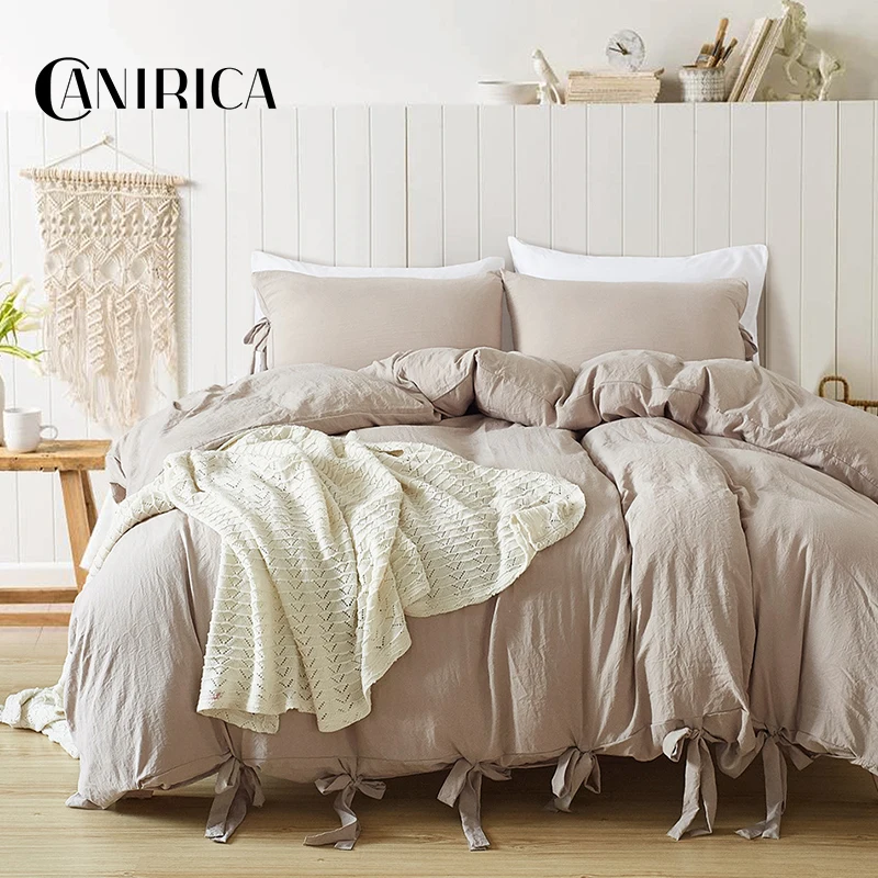 CANIRICA Комплект постельного белья с бантом одеяло s постельное белье пододеяльник