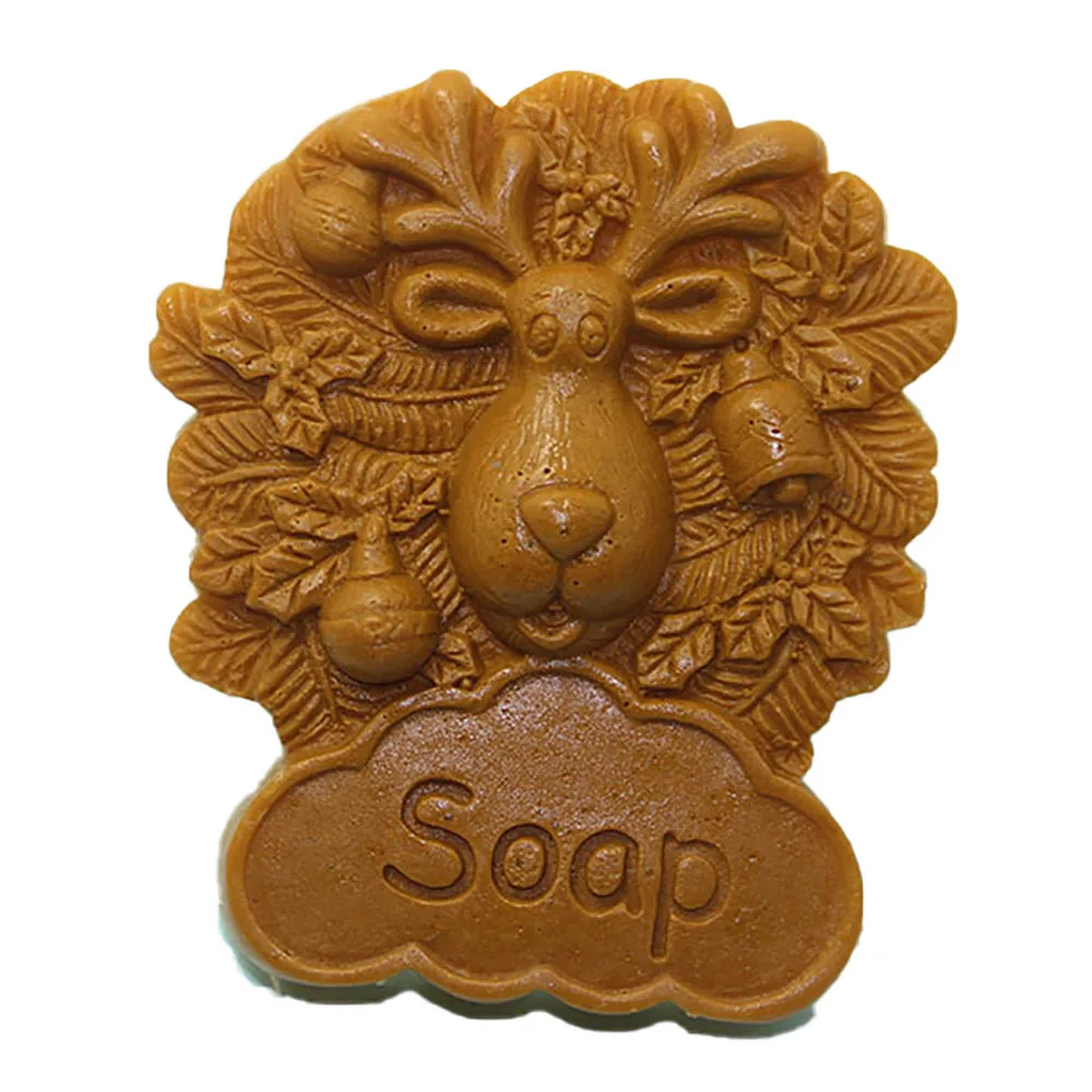 Рождественская силиконовая форма для мыла шоколада мыло свеча сделай сам