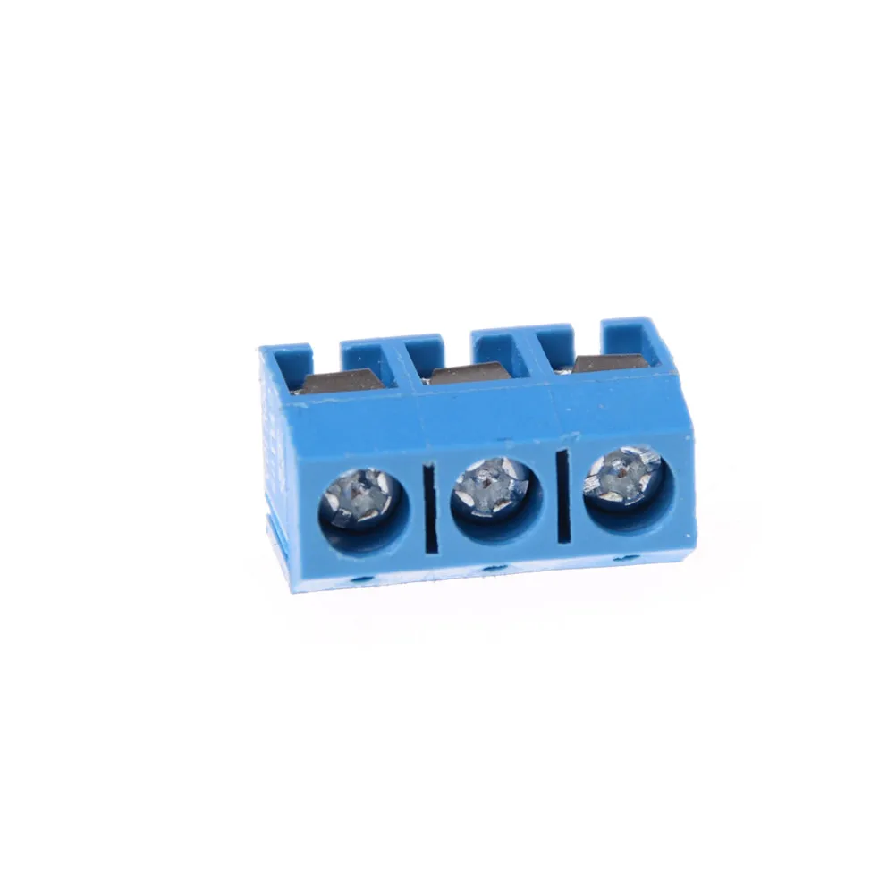 ZLinKJ 10 PCS/lot 5.0mm KF301-3P Pitch Straight Pin PCB 3 Screw Terminal Block Connector | Обустройство дома