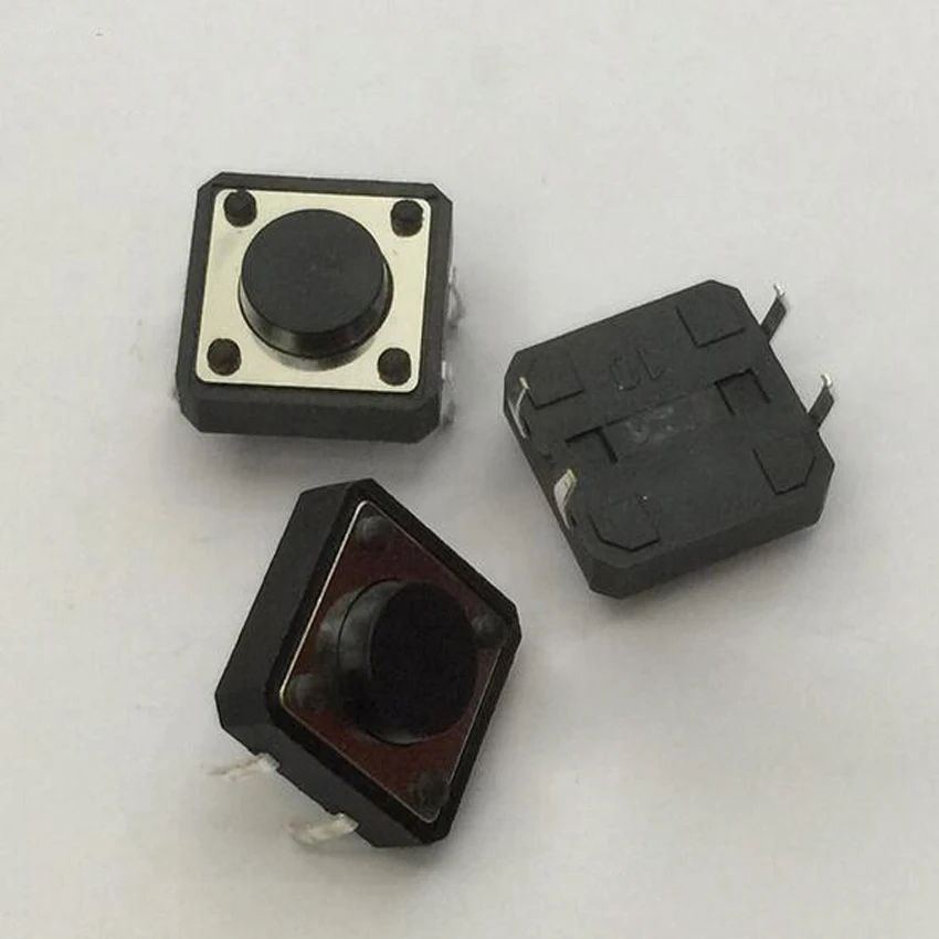 

100PCS/Lot Push Button Switch 12*12*5 12*12 Light touch switch H= 5mm