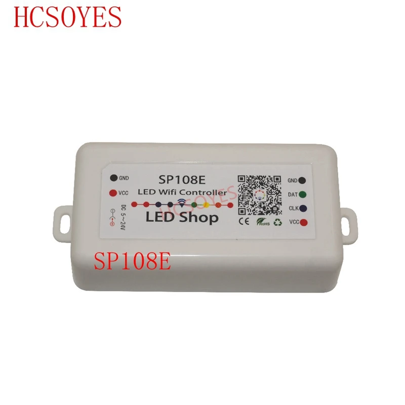 SP108E WI-FI SP107E SP106E музыкальный контроллер для WS2812B Светодиодные ленты SP105E SP110E Bluetooth SK6812 RGB/RGBW APA102 WS2811 светодиодный светильник