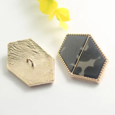 05-30mm 5 шт. Meetee Модные металлические пуговицы Для женщин костюм куртка декоративные Botones "сделай сам" с пришитыми хвостовик пуговицы, аксессуары для шитья CN131 - Цвет: 05-30mm