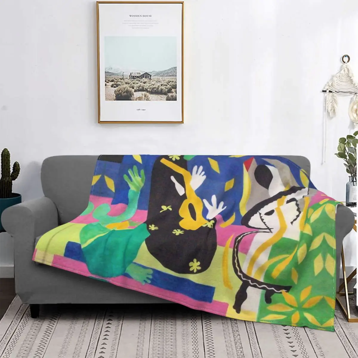 

Фланелевое Одеяло с принтом «печаль короля»