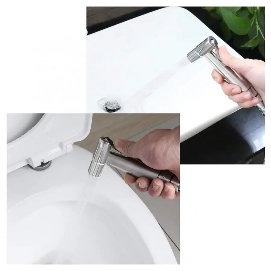 Комплект для биде из нержавеющей стали ручной распылитель унитаза G1/2 дюйма