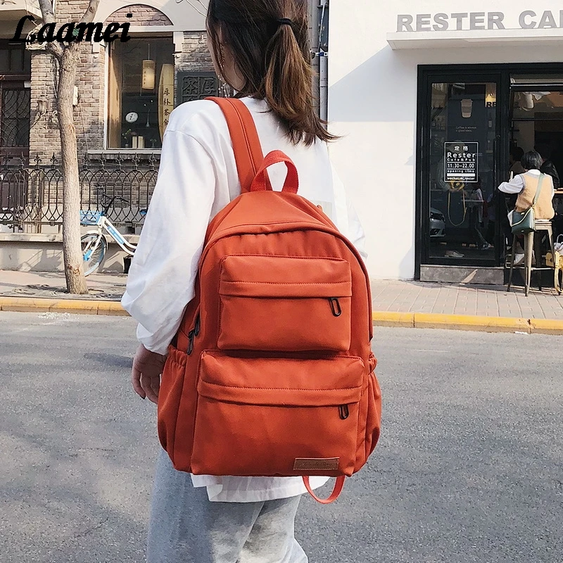 Водонепроницаемый нейлоновый рюкзак для женщин дорожные рюкзаки с несколькими