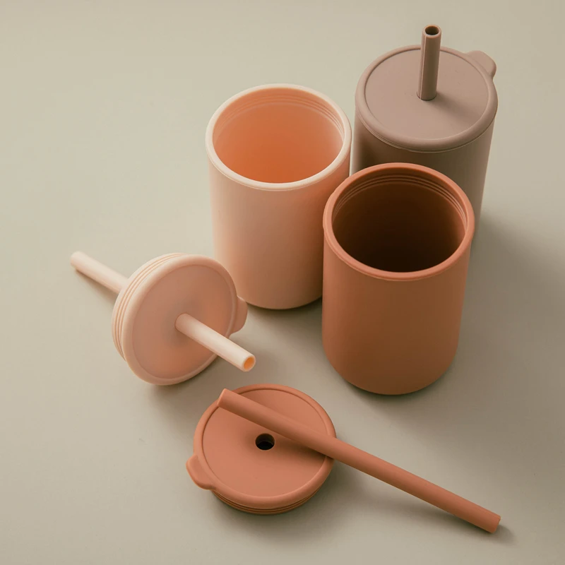 

150mL Silicone Baby Cup Snacks Bottle Drinkware Feeding Solid Tableware Toddlers Dishes For Baby Bowl Waterproof Sippy Cup