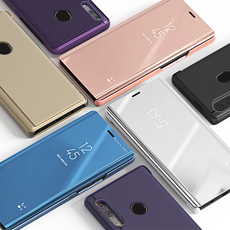 Sinzean Высокое качество 50 шт. для IPHONE 11/XS MAX/XR Премиум зеркальный стоячий флип чехол