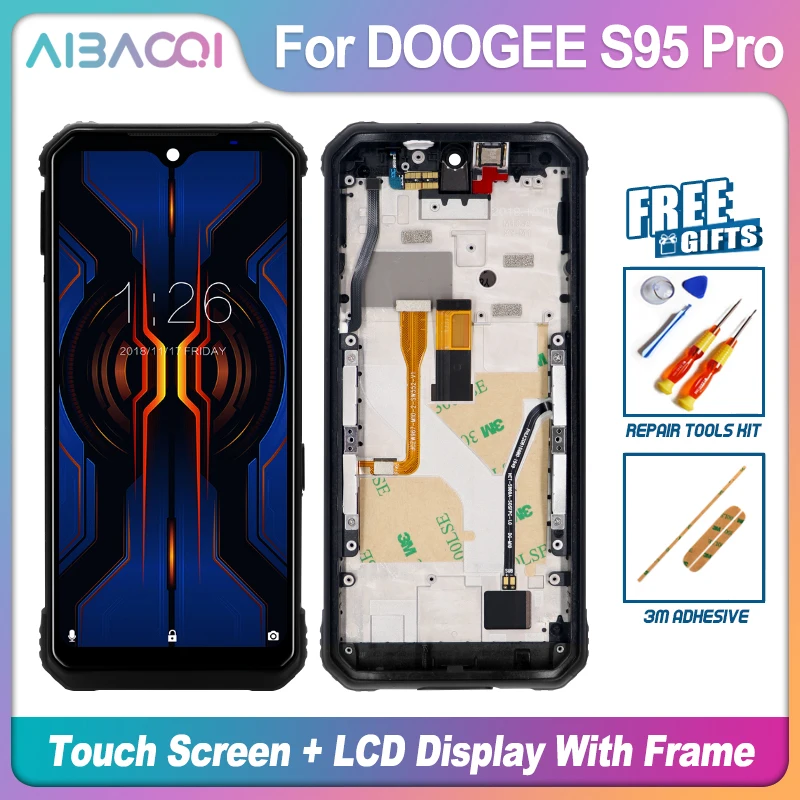 Новый сенсорный экран AiBaoQi 6 3 дюйма + ЖК дисплей 2160x1080 рамка в сборе замена для