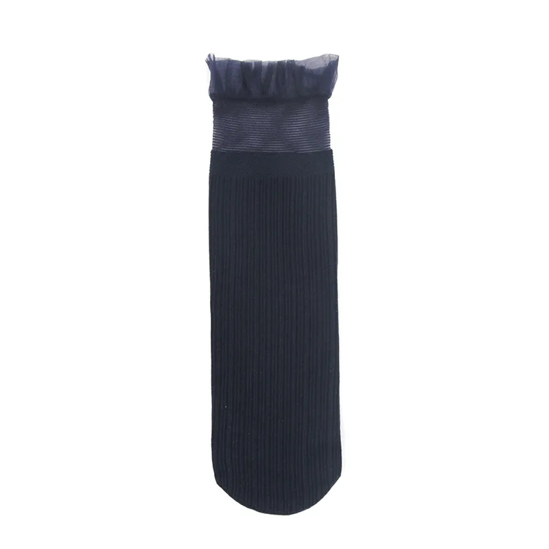 

Wholesale Women Socks High quality Elastic Ultra-thin Transparent Socks Crystal Socks nylon short socks Mesh
