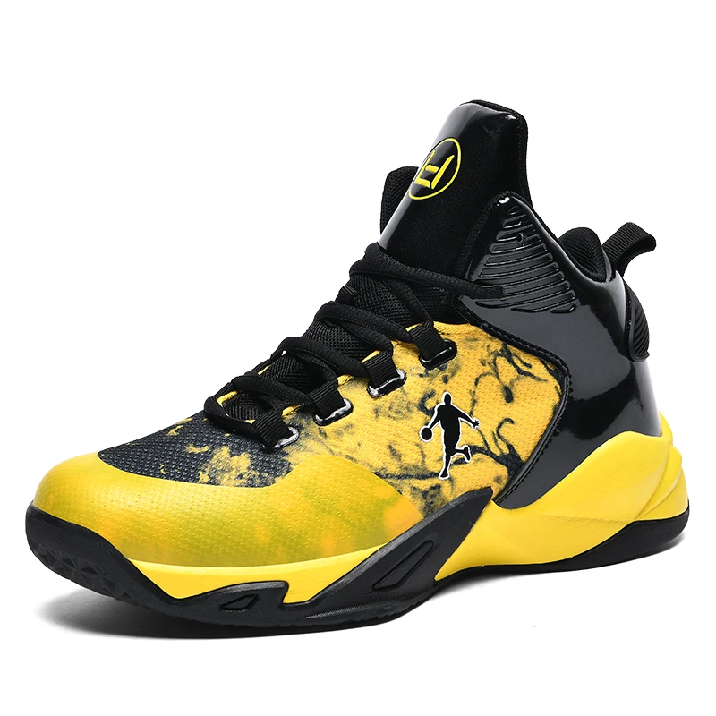 

2020 Shoes Basketball Men Breathable High Top Sneakers Size 12 Mens Basketball Shoes Outdoor Sport Non-slip Unisex Walking Shoes