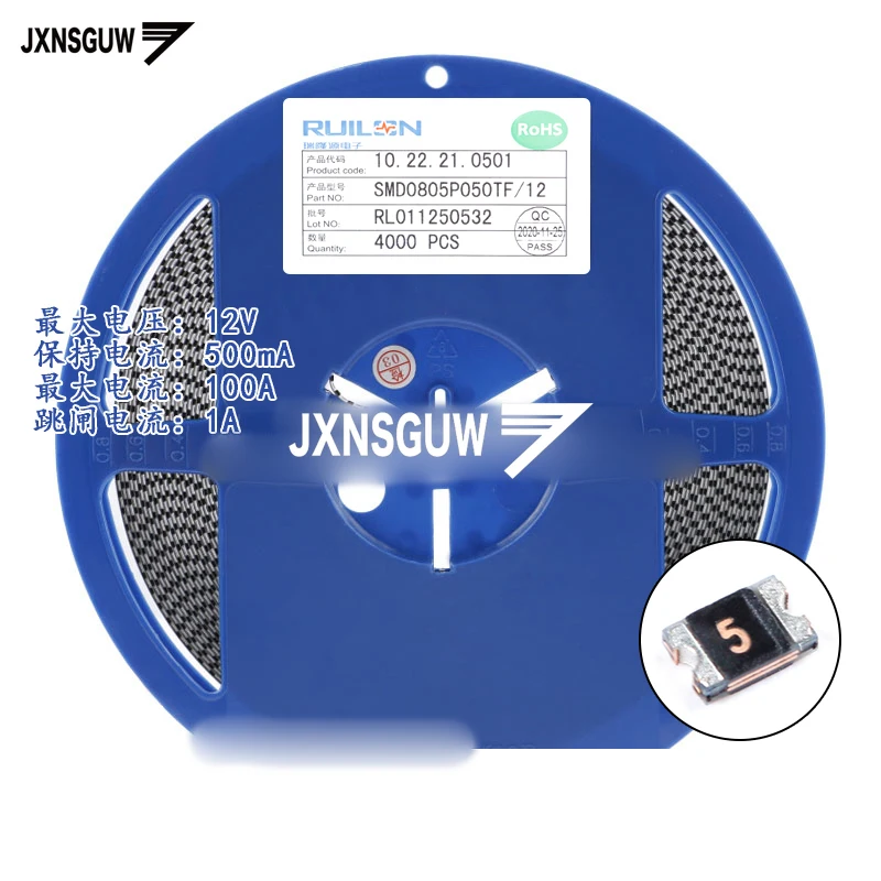 

20PCS 0805 SMD Self-recovery fuse PPTC 0.5A 12V SMD0805P050TF/12