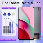 ЖК-дисплей 6,53 дюйма для Xiaomi Redmi Note 9 с сенсорным экраном и дигитайзером в сборе, Замена с рамкой для дисплея Redmi 10X 4G