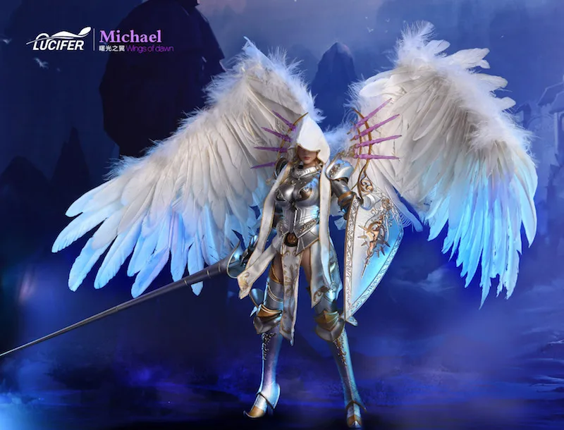 LUCIFER 1/6 LXF1703 Фигурка Крылья Рассвета Майкла большой ангел роскошная версия в