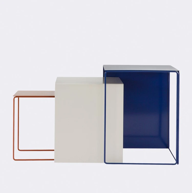 Простой чайный столик современный скандинавский Железный край уголок