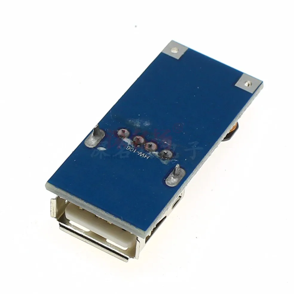 

DC-DC boost module (0.9V~5V) 5V 600MA USB boost circuit board 5V output blue
