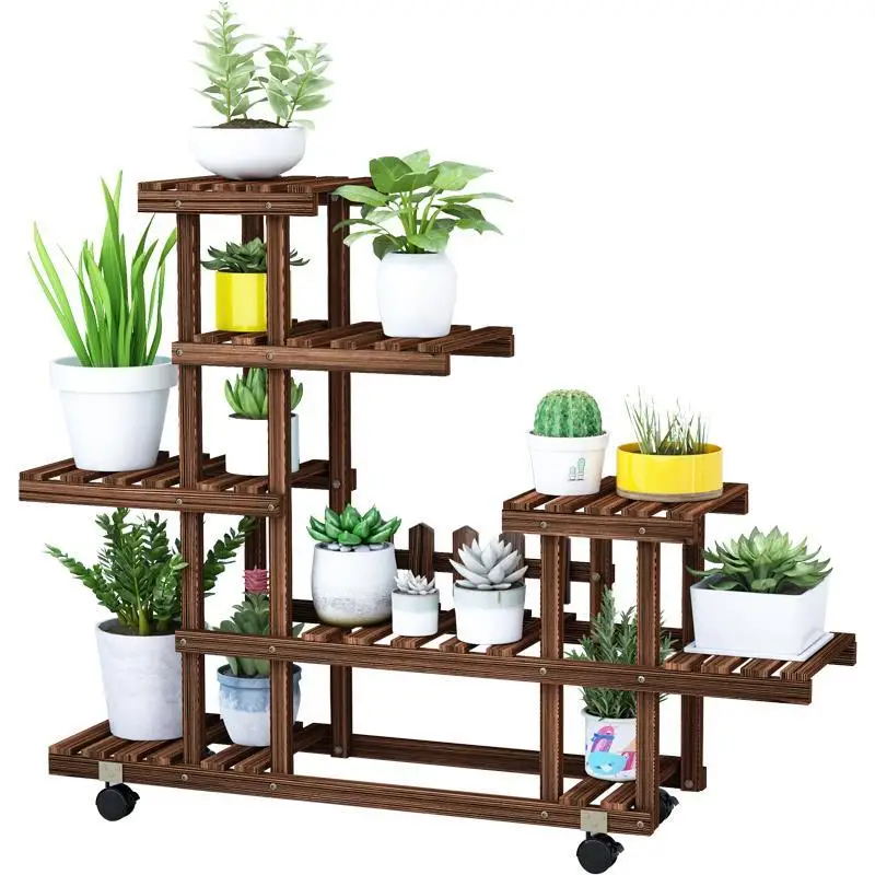 Escalera Decorativa Madera Etagere Pour Plante деревянный стол plantenekken напольный Dekoration растительный