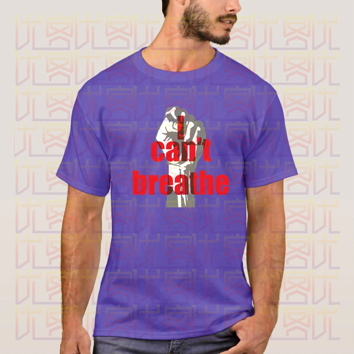 

I can't breathe shirt Printed Tee Men's Women's 100% Cotton Short Sleeves Tops Tee