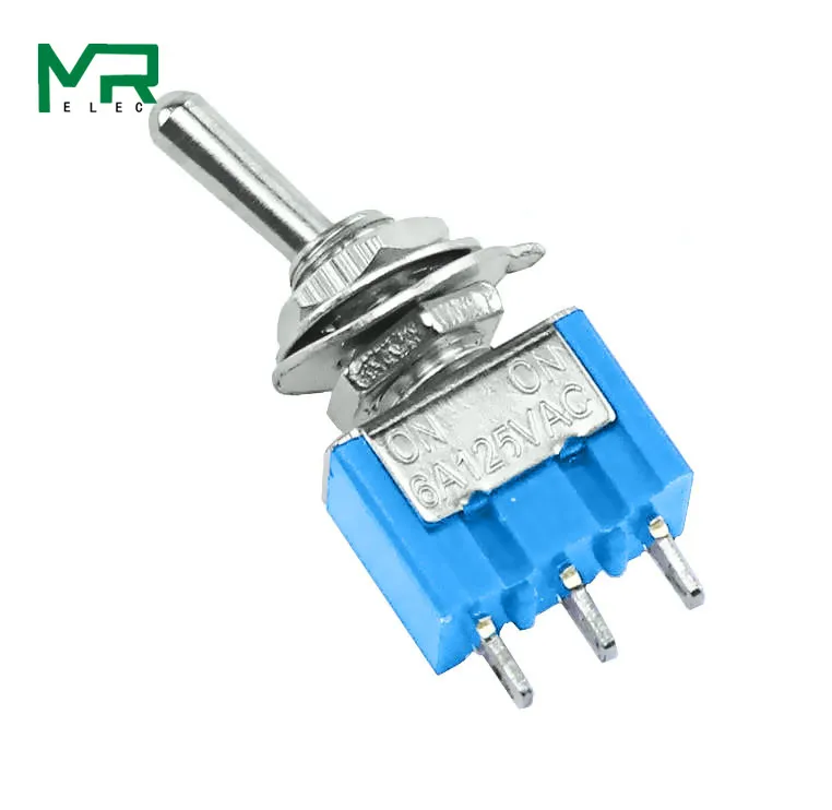 10 шт. тумблеры с функцией вкл./выкл./вкл./вкл. 3 Pin 6A 125vac/3A 250VAC мини рычаг