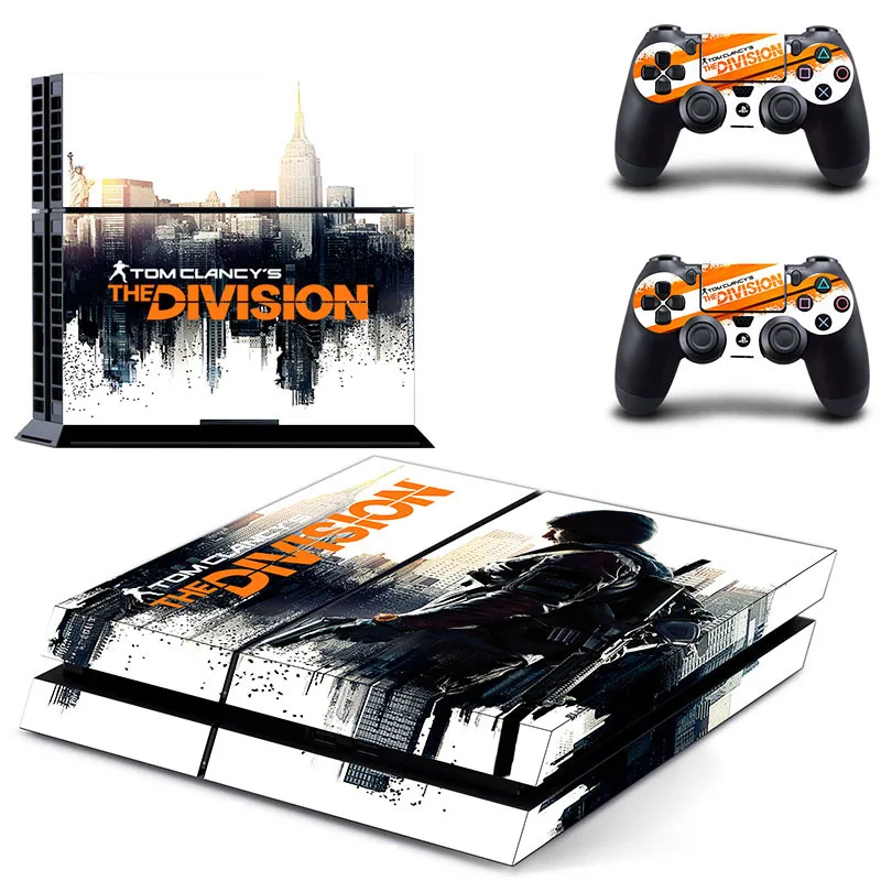 Наклейка The Division 2 PS4 s Play station 4 наклейки для консоли PlayStation и контроллера Скины