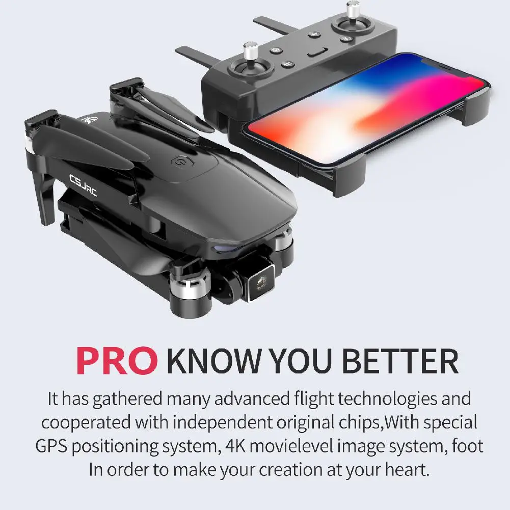 S189 Pro Rc Drone 4k Gps 5g Wifi Vision Positioning Flight 30 Minutes Distance 1km Quadcopter With Brushless Motor | Игрушки и хобби