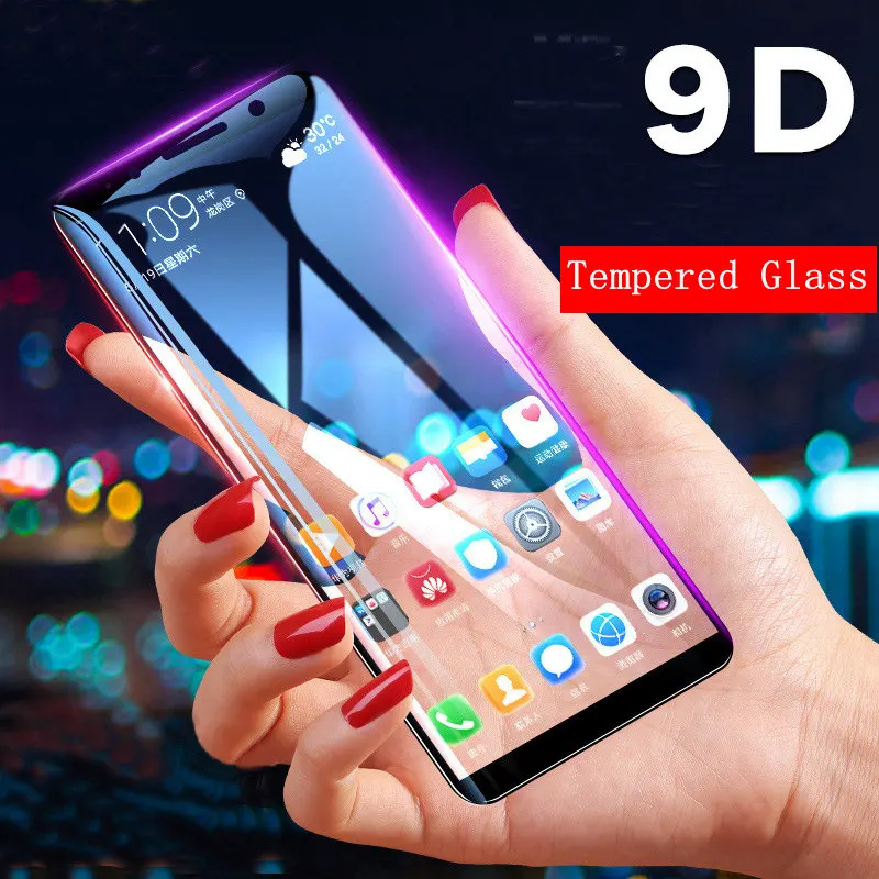 Новинка 9D закаленное стекло для защиты экрана Huawei P30 P20 Lite Pro Nova 5 3e P smart Plus пленка